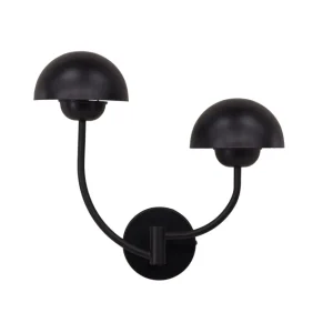Vägglampa Venture Home Lyckorna Kolsvart Metall
