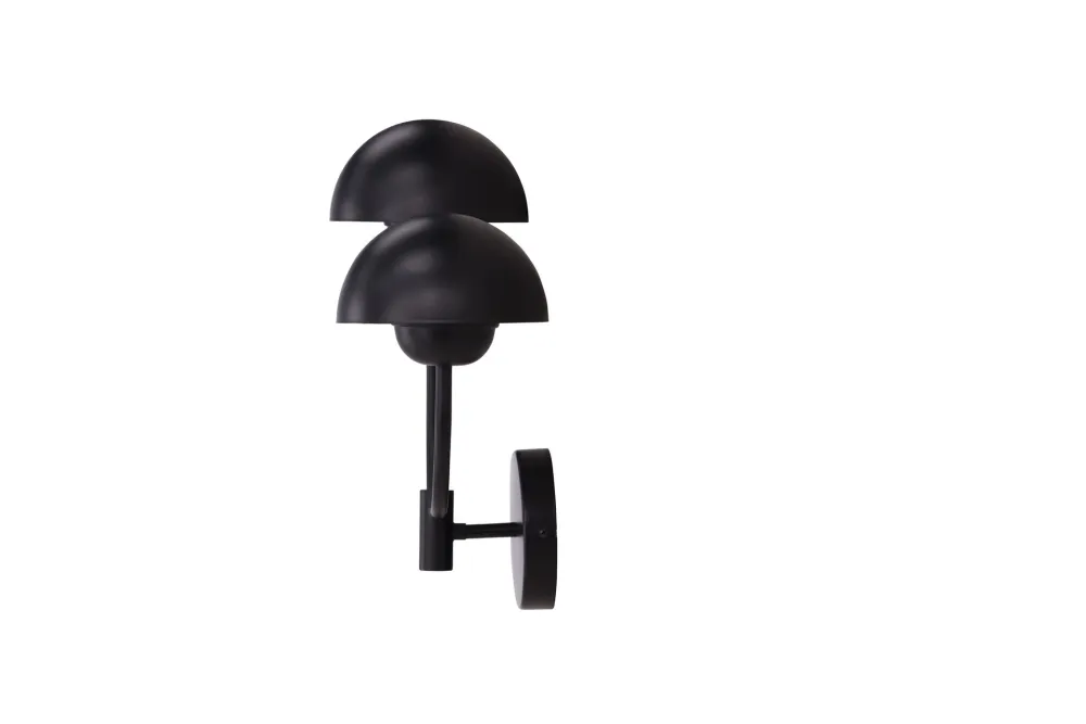 Vägglampa Venture Home Lyckorna Kolsvart Metall