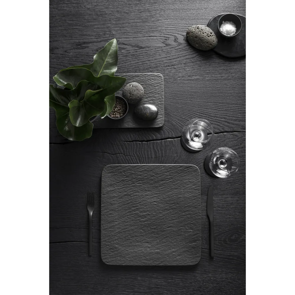 Villeroy & Boch Manufacture Rock Tallrik 32x32 cm