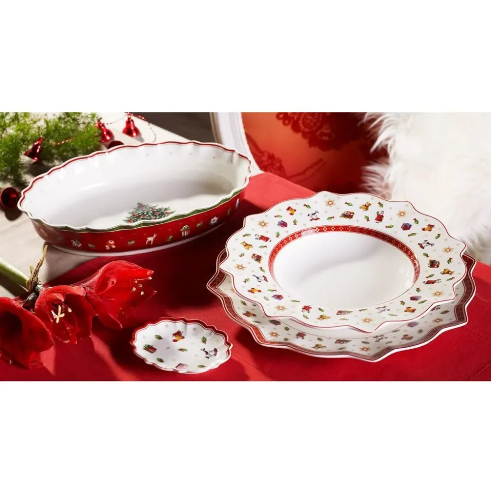 Villeroy & Boch Toy's Delight Djup tallrik snö 264 mm