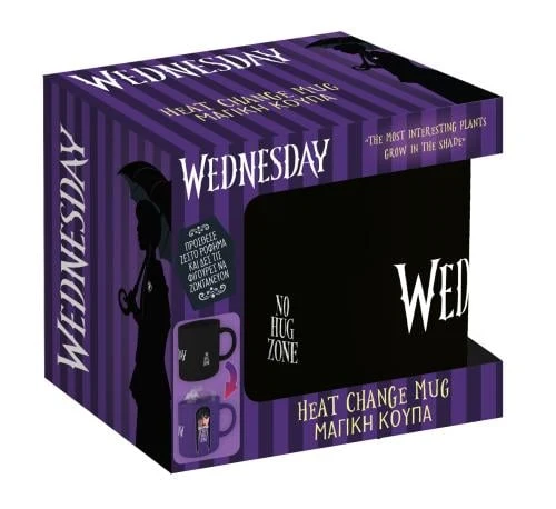WEDNESDAY - Värmeförändrande Muggar "Glansig Yta" - 11 Oz