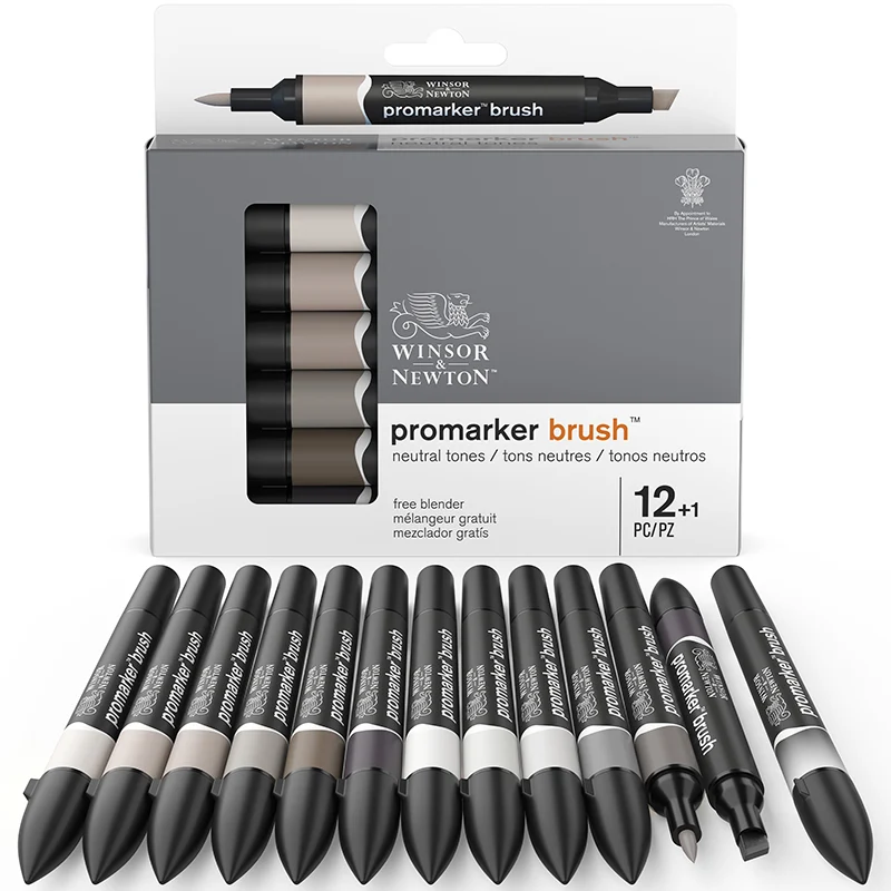 Winsor & Newton NeonMarker Set 1 set six + Blender