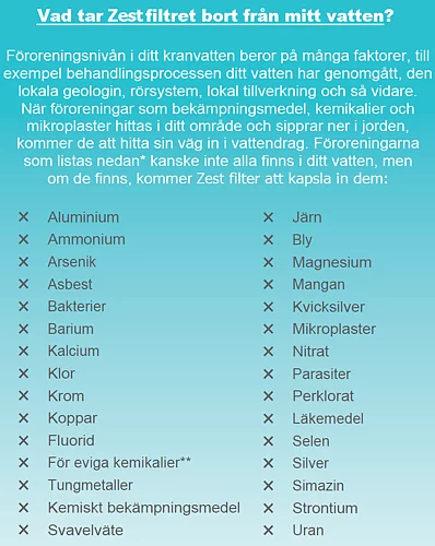 Zest - lättinstallerad och kostnadseffektiv vattenrening