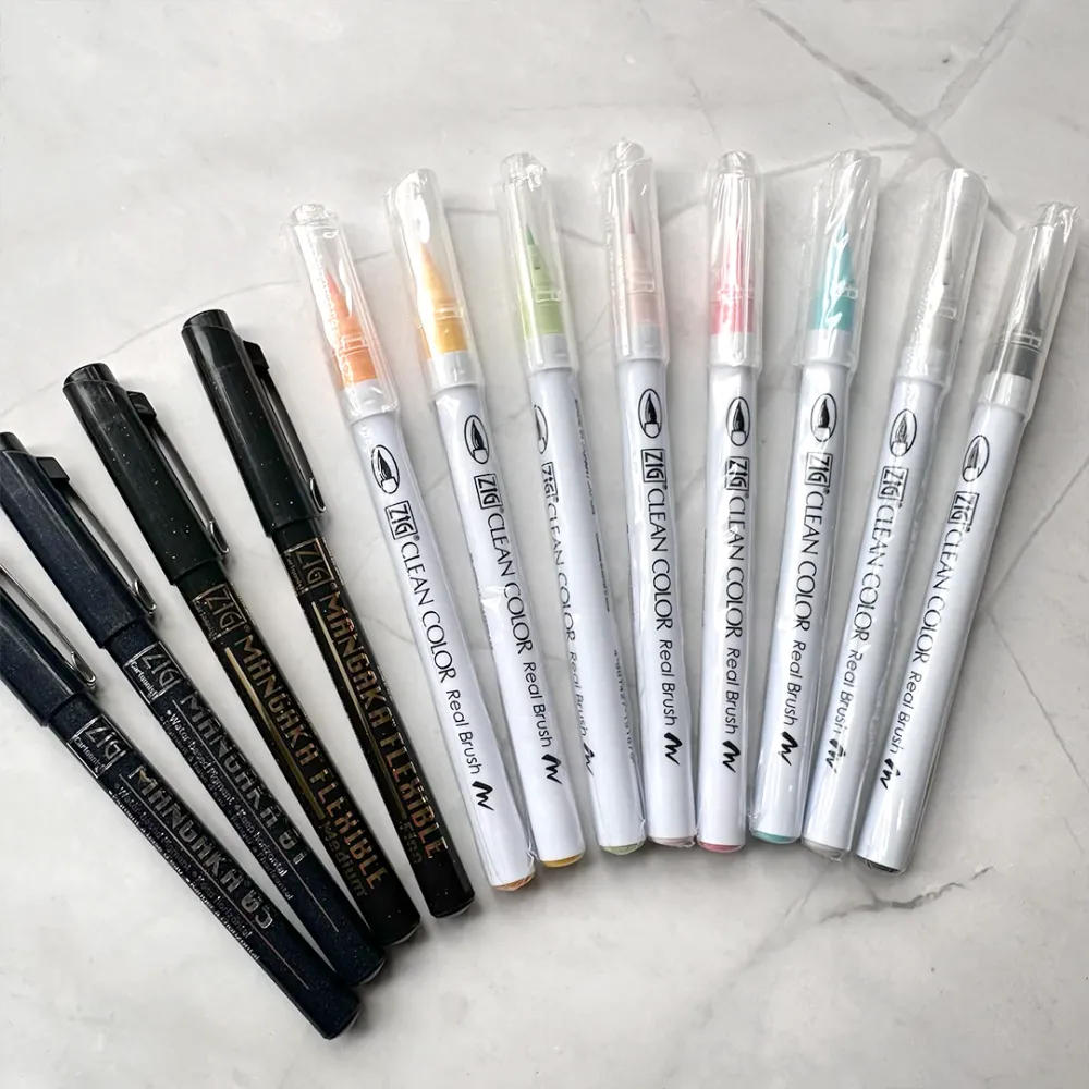 ZIG Clean Color + Mangaka ORDNA