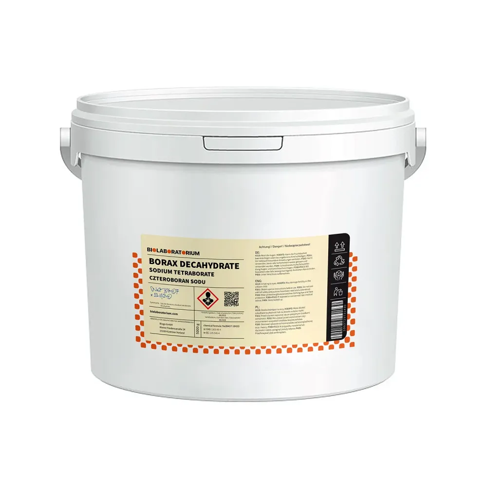 Borax Borax Tetraborat av natrium dekahydrat 5 kg BioLaboratorium