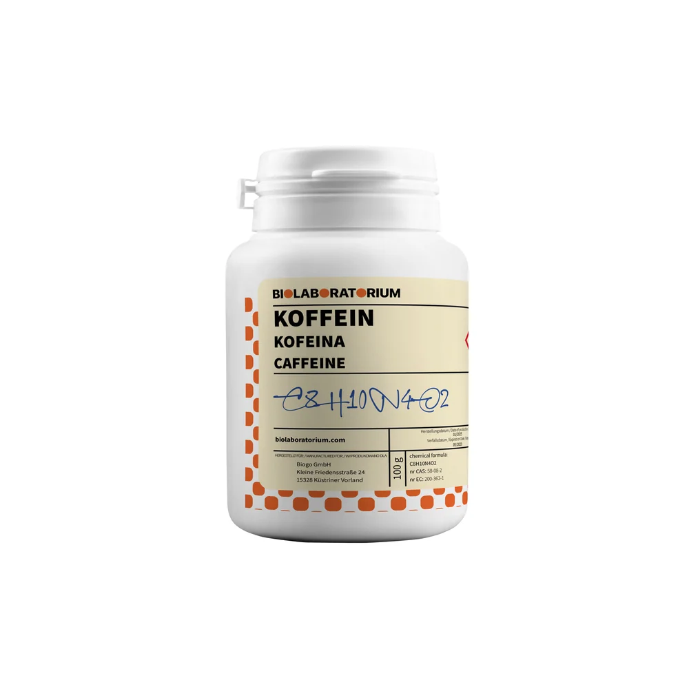 Koffein anhydrous Coffeinum 100g BIOLABORATORIUM