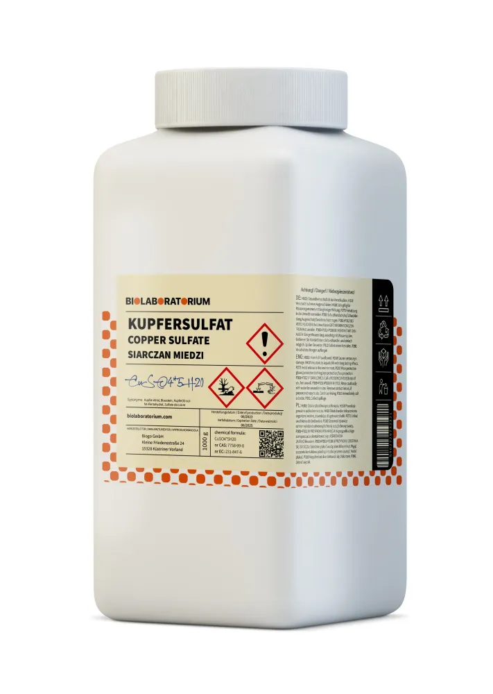 kopparsulfat. Kopparpentahydrat 1kg Biolaboratorium