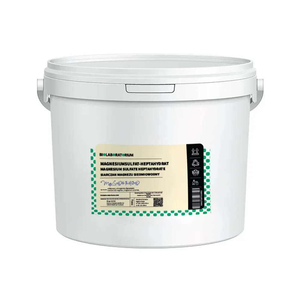 Magnesiumsulfat heptahydrat med Epsom salt 5000 g BioLaboratorium