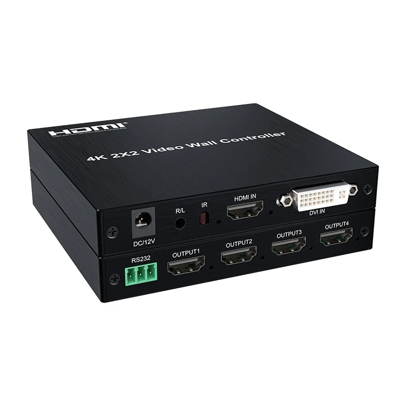 NÖRDIC 4K 2X2 Video Wall Connector HDMI+DVI Input