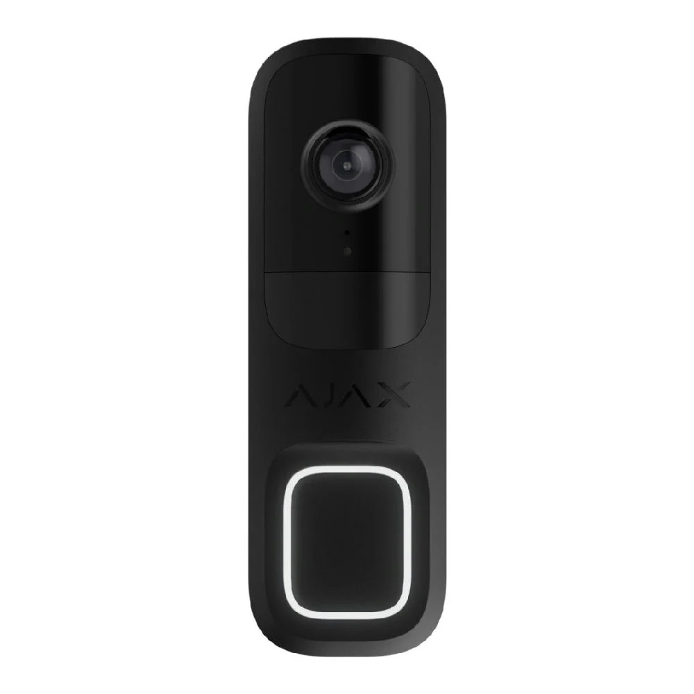 Videodörrklocka 4MP WiFi AI kolsvart