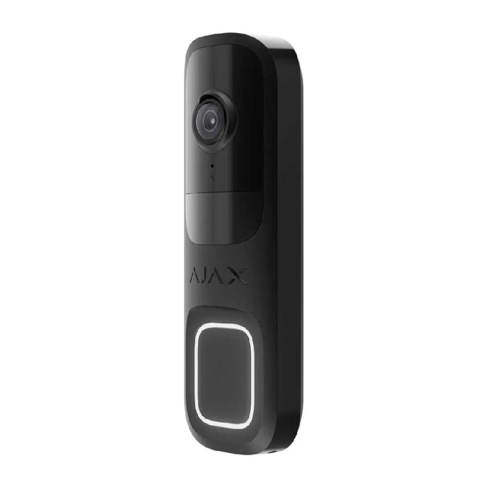 Videodörrklocka 4MP WiFi AI kolsvart