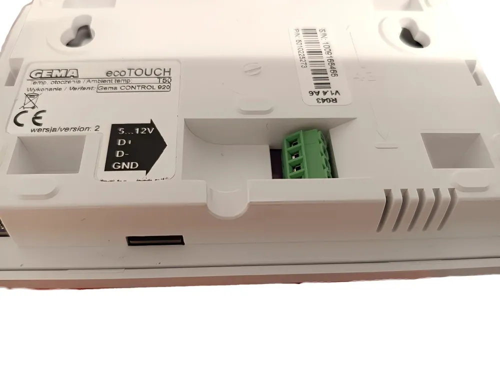 PLUM ecoTouch rumstermostat rumsgivare förlängning GC920 för GEMA Control 920