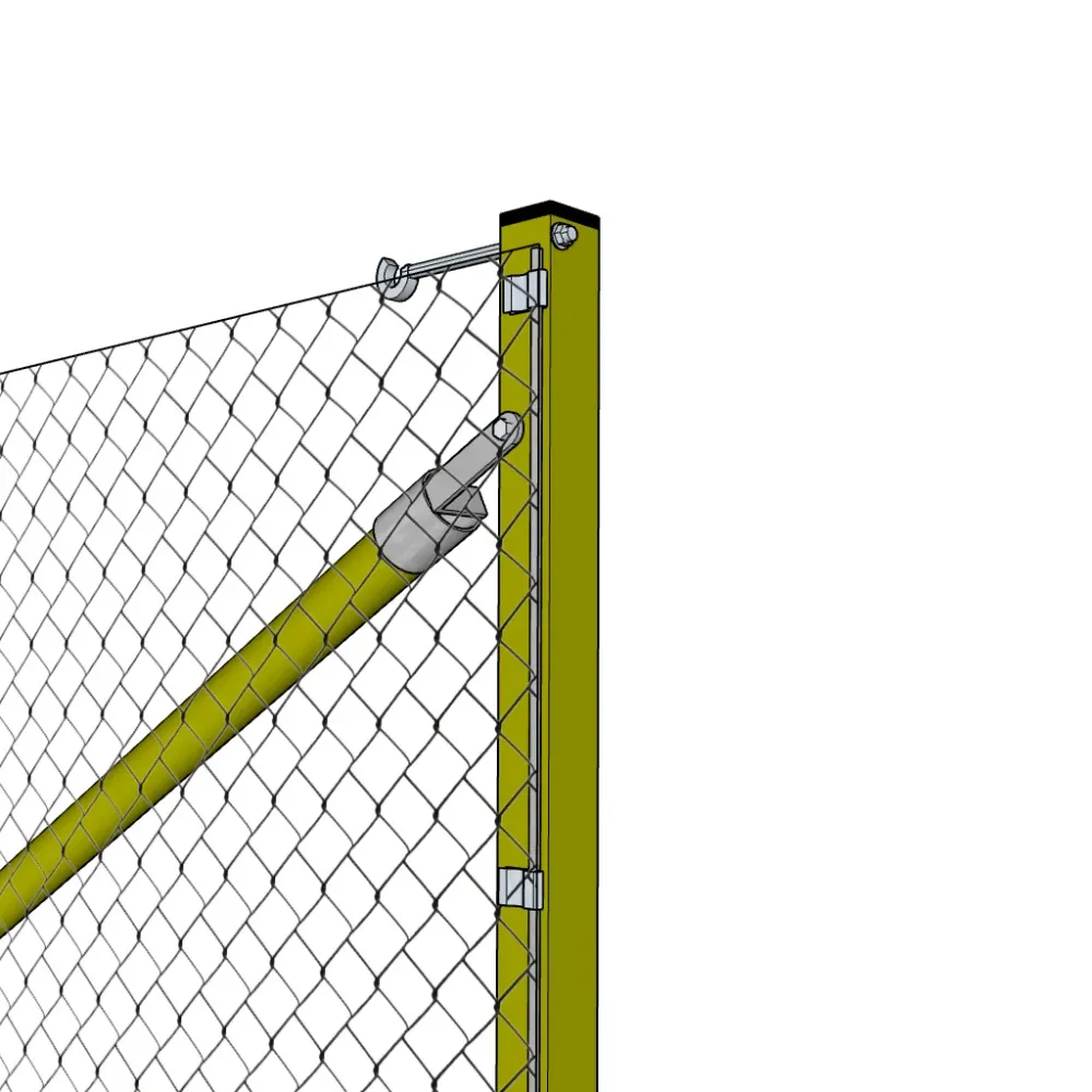 Ändstolpe OG Komplett 800x40x40mm
