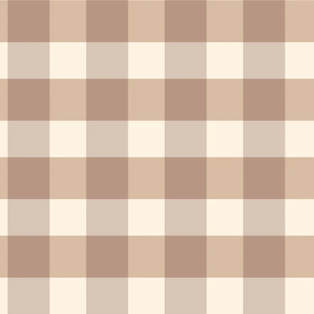 Reveal Tapet Gingham - Mole
