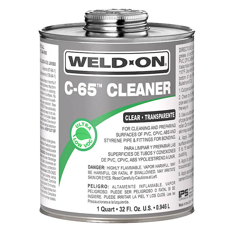 Temperature-Controlled PVC rengöring Weld-On® C-65™ 473ml