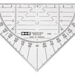 Vinkel / Geometrivinkel M+R 16cm plast 1/fp Compatible 120V/240V