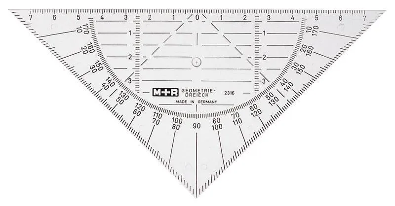 Vinkel / Geometrivinkel M+R 16cm plast 1/fp Compatible 120V/240V
