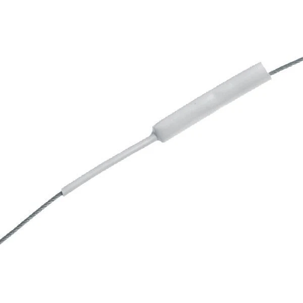 Vajerskydd i rvit PVC Ø12-4 mm 15 m