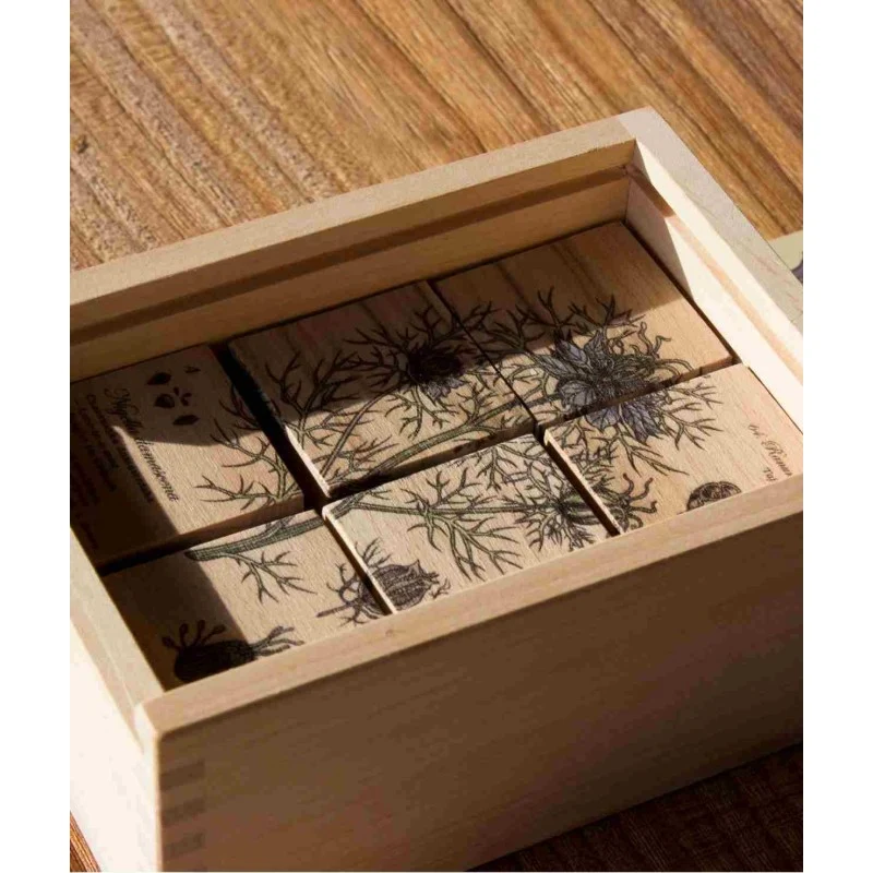 Hardwood Blocks Bee Life - Honey Plants