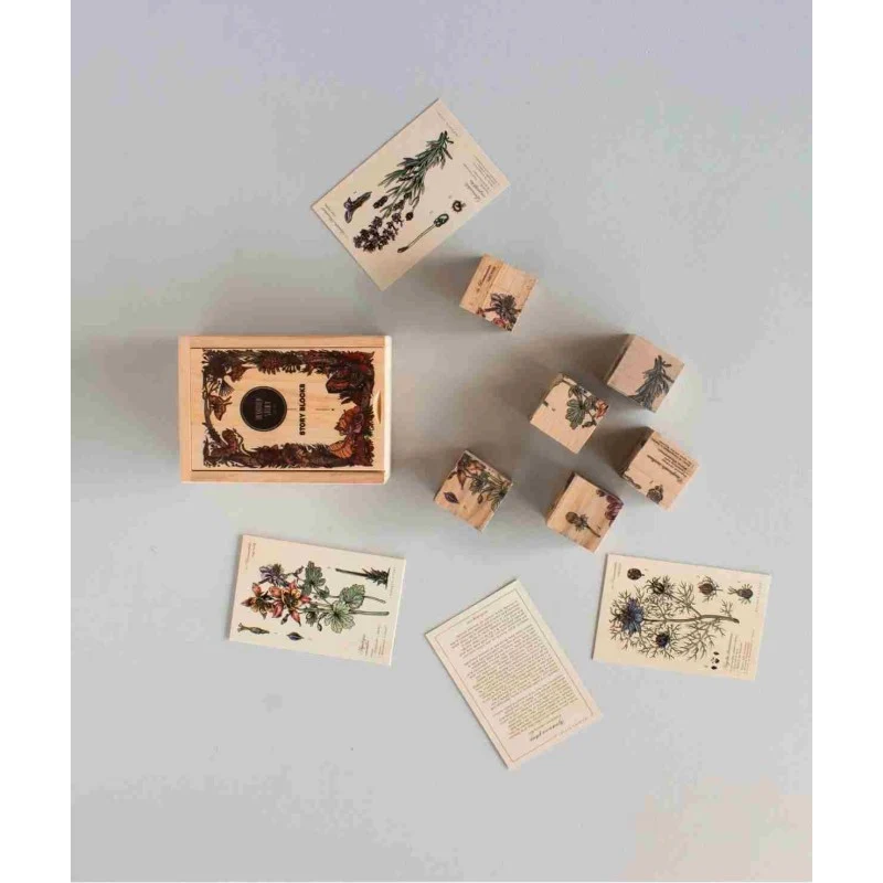 Hardwood Blocks Bee Life - Honey Plants