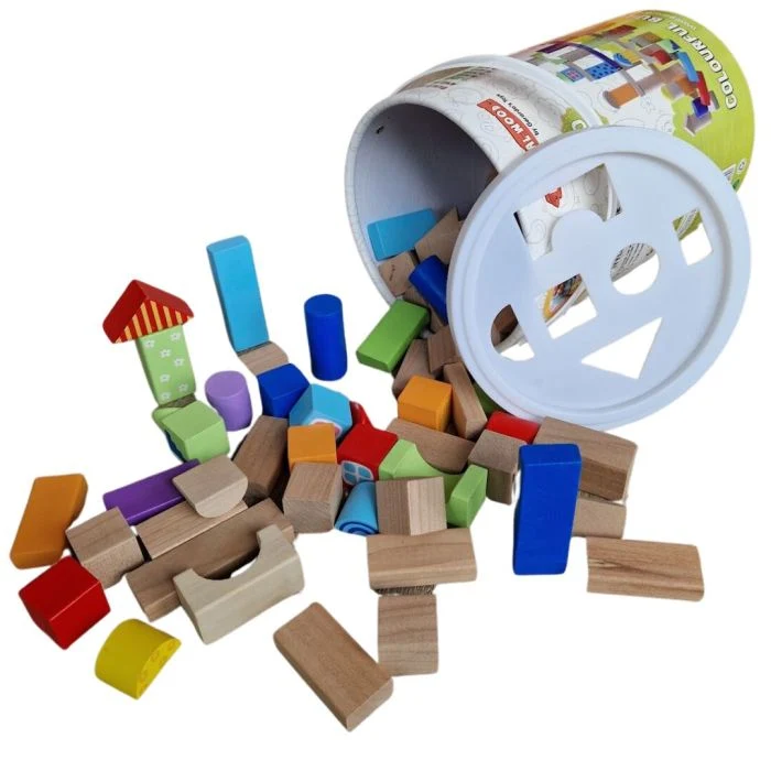 Hardwood Building Blocks Integrated Insulation