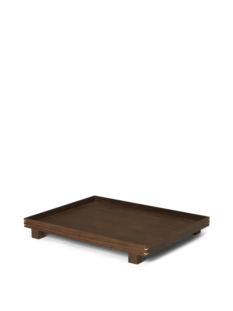 Bon Wooden Tray - Large - Smoked Ekträ