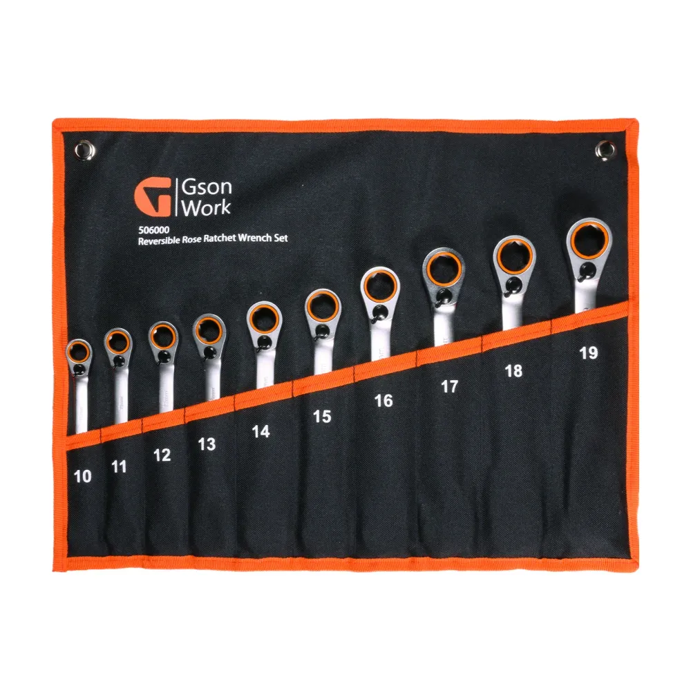PRO Reversible Ratchet Wrench Place 10–19 mm